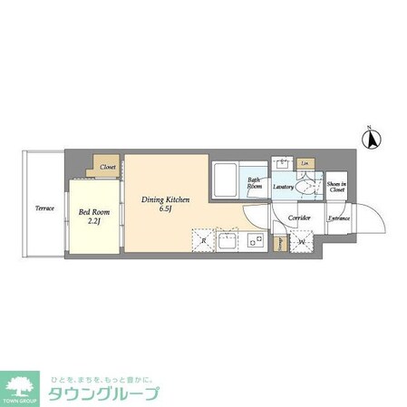 AIFLAT品川戸越パークサイドの物件間取画像